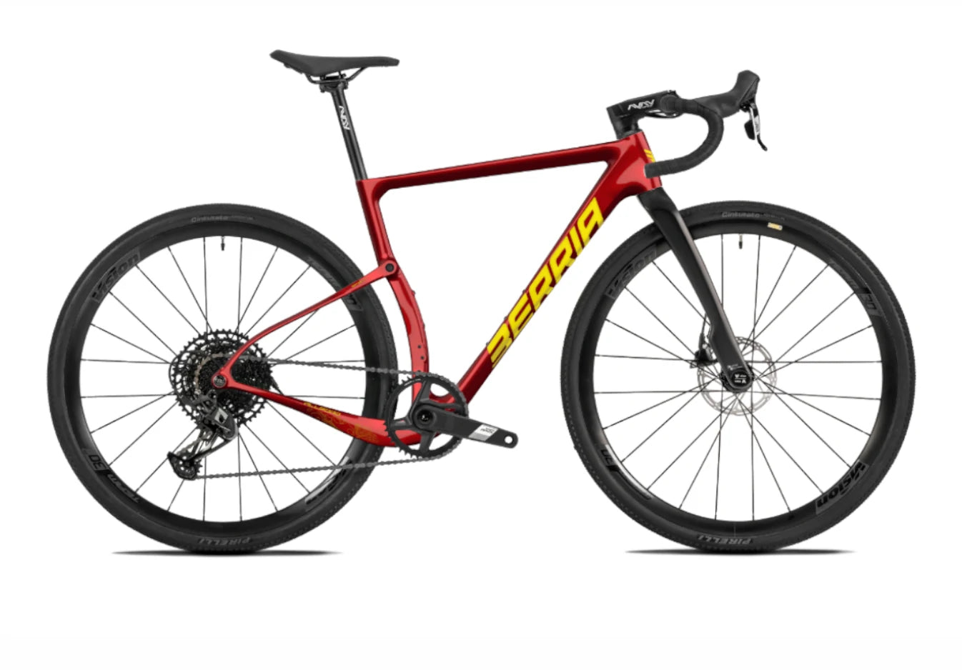 Berria Allroad gravel dviratis Red Fire spalva