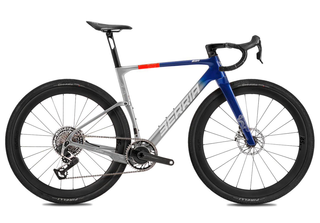 Berria NAII BR Red XPLR AXS PWM – lenktyninis gravel dviratis