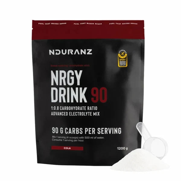 Nduranz NRGY Drink 90 – izotoninis energetinis gėrimas, pakuotė 1200 g