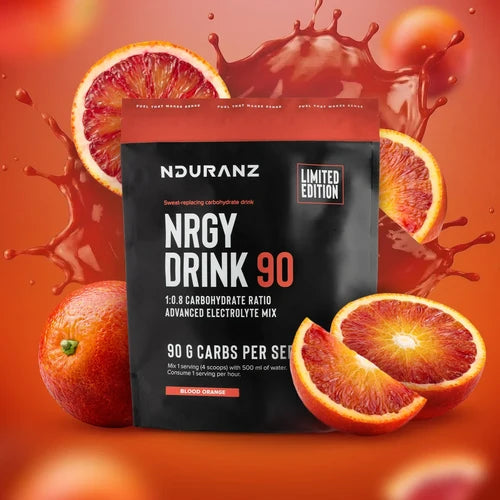 Nduranz NRGY Drink 90 Limited – izotoninis energetinis gėrimas, pakuotė 1200 g
