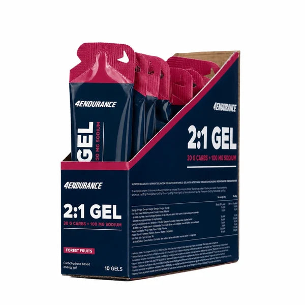 4Endurance 2:1 30 Gel – energetinis gelis, pakuotė 10 vnt.