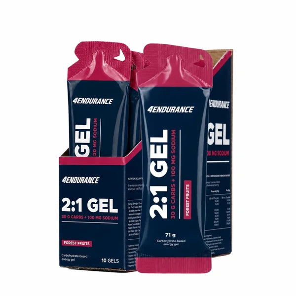 4Endurance 2:1 30 Gel – energetinis gelis, pakuotė 10 vnt.
