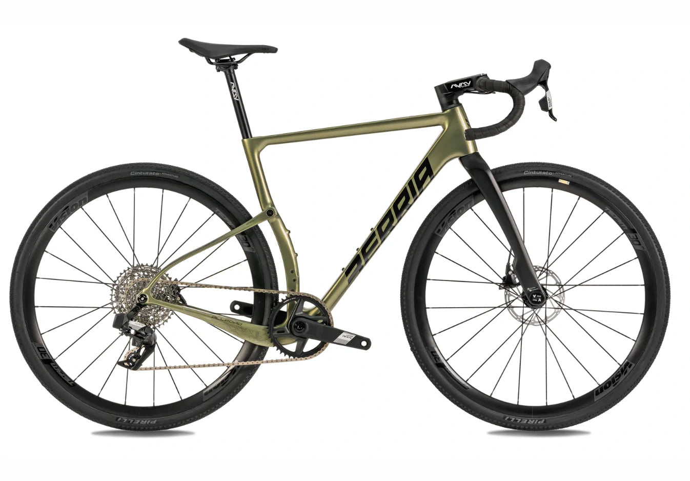 Berria Allroad gravel dviratis žalios spalvos