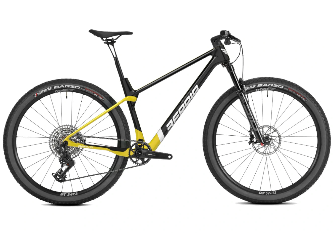 Berria BRAVO PRO S1000 AXS – demonstracinis MTB dviratis Black Cirtic Yellow S