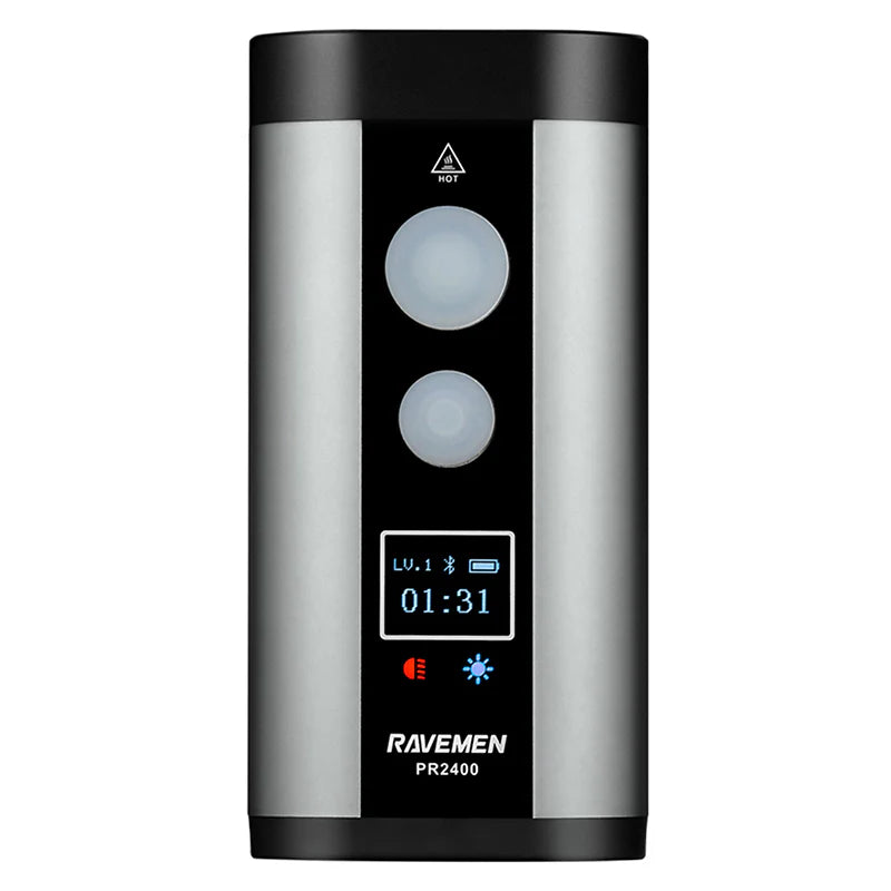 RAVEMEN PR2400 – Priekinis dviračio žibintas