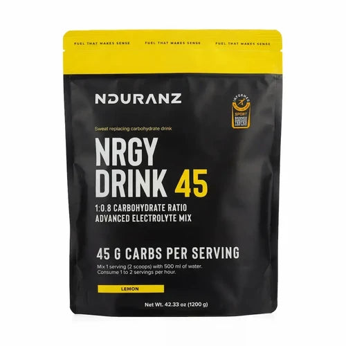 Nduranz NRGY Drink 45 – izotoninis energetinis gėrimas, pakuotė 1200 g