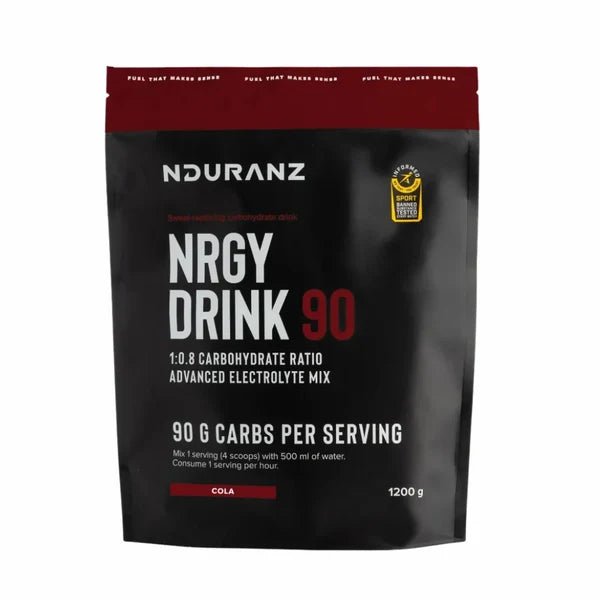 Nduranz NRGY Drink 90 – izotoninis energetinis gėrimas, pakuotė 1200 g