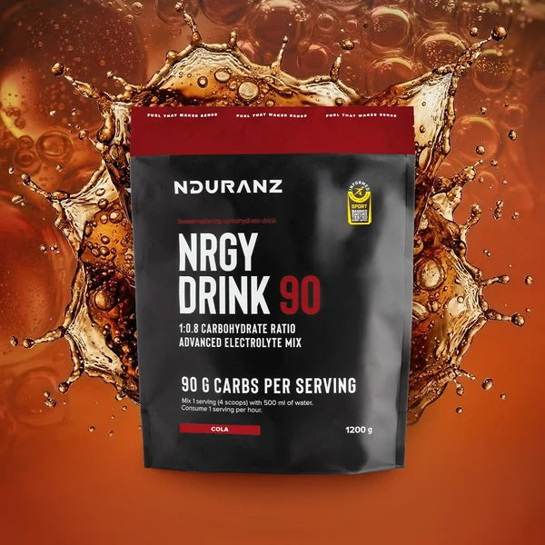 Nduranz NRGY Drink 90 – izotoninis energetinis gėrimas, pakuotė 1200 g