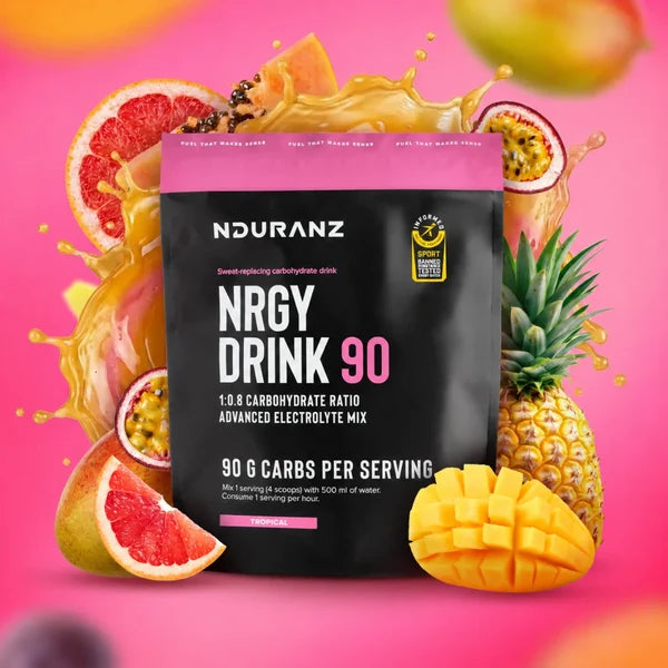 Nduranz NRGY Drink 90 – izotoninis energetinis gėrimas, pakuotė 1200 g