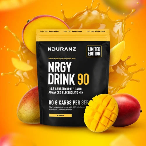 Nduranz NRGY Drink 90 Limited – izotoninis energetinis gėrimas, pakuotė 1200 g