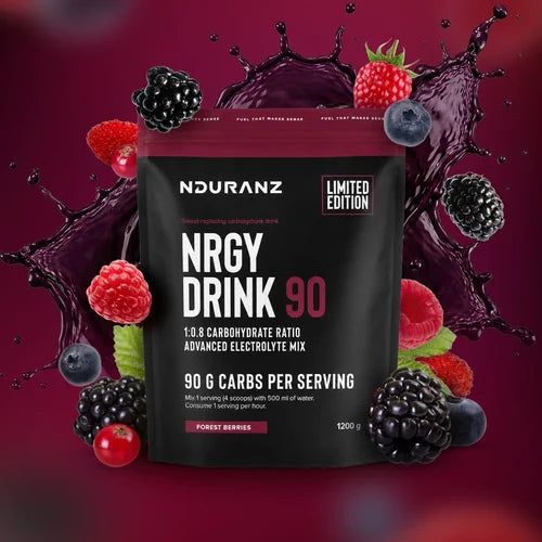 Nduranz NRGY Drink 90 Limited – izotoninis energetinis gėrimas, pakuotė 1200 g