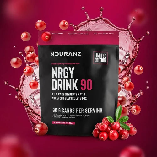 Nduranz NRGY Drink 90 Limited – izotoninis energetinis gėrimas, pakuotė 1200 g