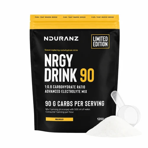 Nduranz NRGY Drink 90 Limited – izotoninis energetinis gėrimas, pakuotė 1200 g