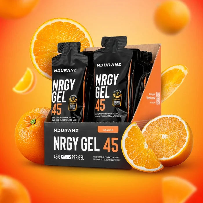 Nduranz Nrgy Gel 45 – energetinis gelis, pakuotė 16 vnt.