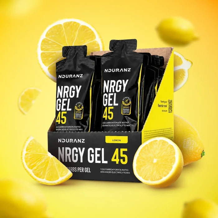 Nduranz Nrgy Gel 45 – energetinis gelis, pakuotė 16 vnt.