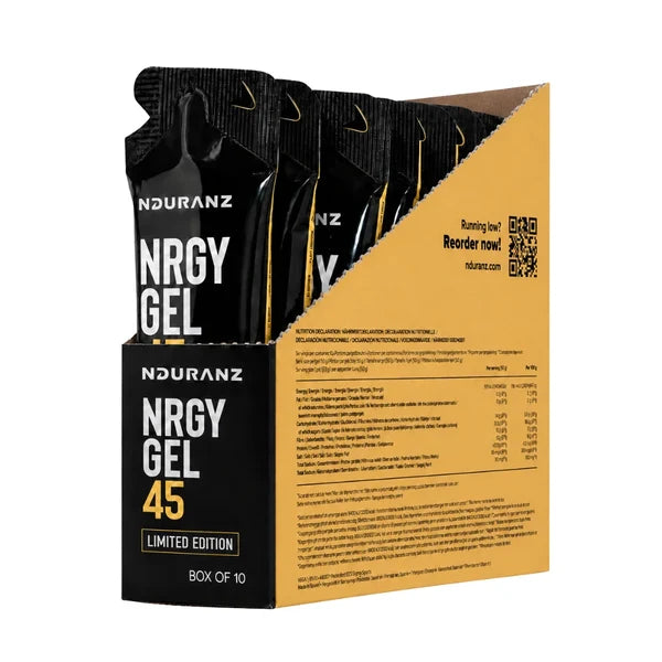 Nduranz Nrgy Gel 45 Limited – energetinis gelis, pakuotė 10 vnt.
